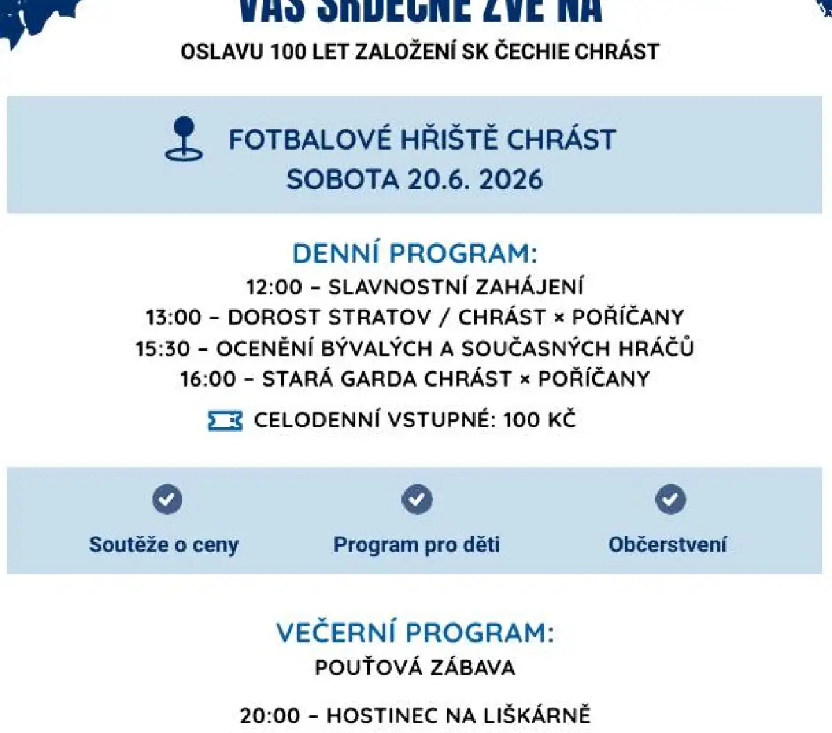 100 SK Čechie Chrást