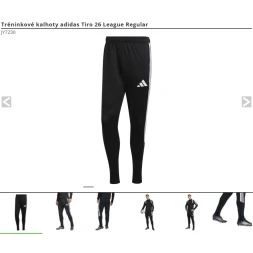 Tréninkové kalhoty adidas Tiro 26 League Regular - JY7230 - DOSPĚLÍ