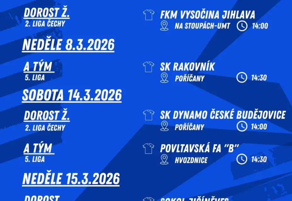 víkendy 7.-8.3.2026   14.-15.3.2026