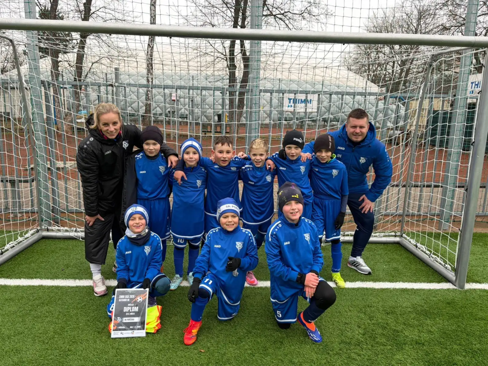 5.místo ZIMNÍ LIGA MĚLNÍK mladší přípravka