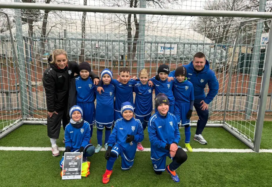 5.místo ZIMNÍ LIGA MĚLNÍK mladší přípravka